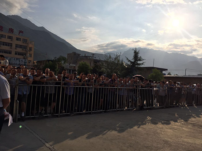 2017年8月份高技工、中技工的考試現(xiàn)場