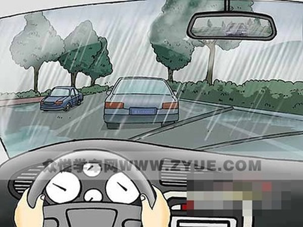 科目二、科目三遇到下雨天應該怎樣做？考試順利會通過