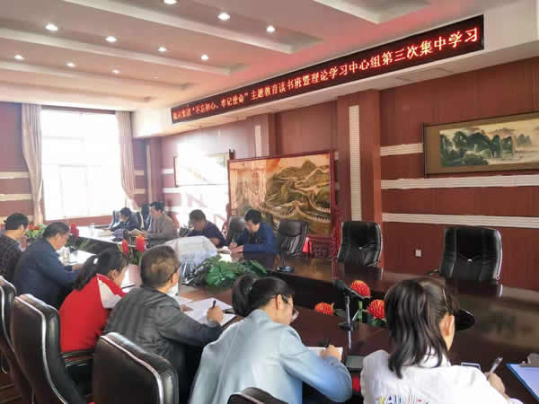 隴運(yùn)集團(tuán)公司召開“不忘初心、牢記使命”主題教育讀書班暨理論學(xué)習(xí)中心組第三次、第四次集中學(xué)習(xí)會議